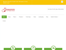 Tablet Screenshot of moygannongardencentre.com